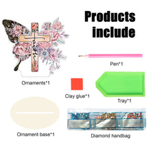 Load image into Gallery viewer, Wooden Special Shaped Jesus Religion 5D DIY Diamond Tabletop Decor for Beginner