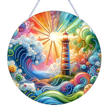 Load image into Gallery viewer, Beacon Suncatcher Special Shape Diamond Drawing Hanging Ornament for Window Wall