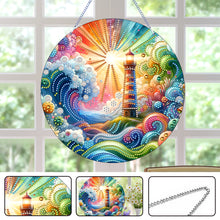Load image into Gallery viewer, Beacon Suncatcher Special Shape Diamond Drawing Hanging Ornament for Window Wall