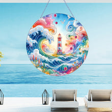 Load image into Gallery viewer, Beacon Suncatcher Special Shape Diamond Drawing Hanging Ornament for Window Wall