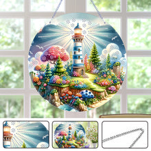 Load image into Gallery viewer, Beacon Suncatcher Special Shape Diamond Drawing Hanging Ornament for Window Wall