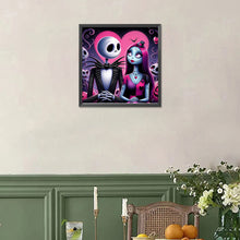 Load image into Gallery viewer, Diamond Painting - Full Square - Night of Christmas - Jack and Sally (30*30CM)