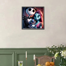 Load image into Gallery viewer, Diamond Painting - Full Square - Night of Christmas - Jack and Sally (30*30CM)