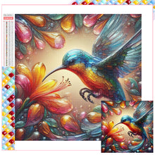 Load image into Gallery viewer, Diamond Painting - Full Square - Glass hummingbird (30*30CM)