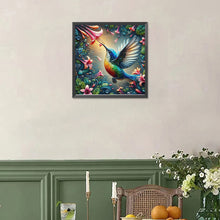 Load image into Gallery viewer, Diamond Painting - Full Square - Glass hummingbird (30*30CM)