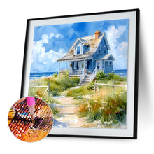 Load image into Gallery viewer, Diamond Painting - Full Round - Seaside hut (30*30CM)
