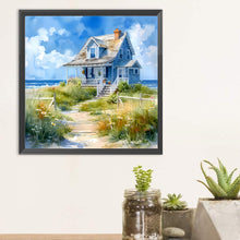 Load image into Gallery viewer, Diamond Painting - Full Round - Seaside hut (30*30CM)