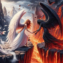 Load image into Gallery viewer, Diamond Painting - Full Square - Angel and devil (40*40CM)