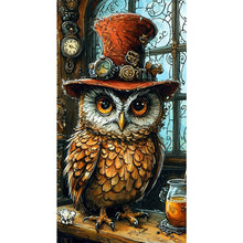 Load image into Gallery viewer, AB Diamond Painting - Full Round - Mysterious owl (40*75CM)