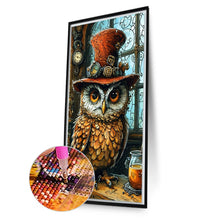 Load image into Gallery viewer, AB Diamond Painting - Full Round - Mysterious owl (40*75CM)