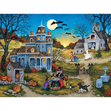 Load image into Gallery viewer, Diamond Painting - Full Round - Halloween night (40*30CM)