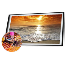 Load image into Gallery viewer, 2pcs Round Diamond Painting Set - Landscape (70*40CM)