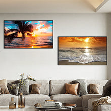 Load image into Gallery viewer, 2pcs Round Diamond Painting Set - Landscape (70*40CM)