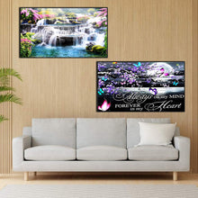 Load image into Gallery viewer, 2pcs Round Diamond Painting Set - Landscape (70*40CM)
