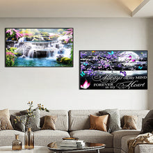 Load image into Gallery viewer, 2pcs Round Diamond Painting Set - Landscape (70*40CM)