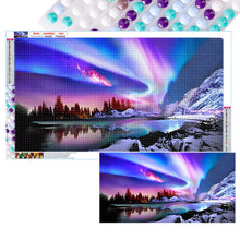 Load image into Gallery viewer, 2pcs Round Diamond Painting Set - Beautiful landscape (70*40CM)