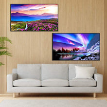 Load image into Gallery viewer, 2pcs Round Diamond Painting Set - Beautiful landscape (70*40CM)