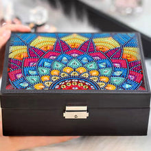 Load image into Gallery viewer, PU Partial Special Shaped Mandala Diamond Art Bracelet Organizer for Women Girls