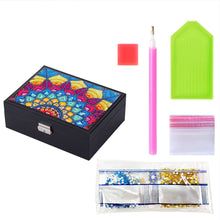 Load image into Gallery viewer, PU Partial Special Shaped Mandala Diamond Art Bracelet Organizer for Women Girls