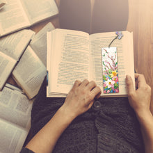 Load image into Gallery viewer, 4Pcs Butterfly Bush Special Shape Diamond Painting Bookmark for Reading Day Gift