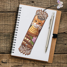Load image into Gallery viewer, 4Pcs Cats Special Shape Diamond Painting Bookmark for Reading Day Gifts