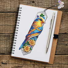 Load image into Gallery viewer, 4Pcs Bluebird Special Shape Diamond Painting Bookmark for Reading Day Gift