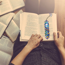 Load image into Gallery viewer, 4Pcs Bluebird Special Shape Diamond Painting Bookmark for Reading Day Gift