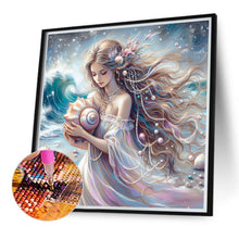 Load image into Gallery viewer, Diamond Painting - Full Round - Seaside girl (40*40CM)