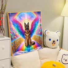 Load image into Gallery viewer, Diamond Painting - Full Round - Rainbow angel shepherd dog (40*40CM)