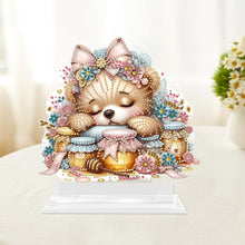 Load image into Gallery viewer, Acrylic Cute Bear Table Top Diamond Painting Ornament Kits for Home Decor