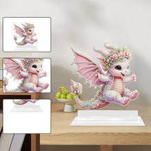 Load image into Gallery viewer, Acrylic Dinosaur Table Top Diamond Painting Ornament Kits for Home Office