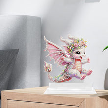 Load image into Gallery viewer, Acrylic Dinosaur Table Top Diamond Painting Ornament Kits for Home Office