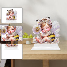 Load image into Gallery viewer, Acrylic Bee Kids Table Top Diamond Painting Ornament Kits for Home Office