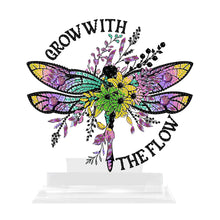 Load image into Gallery viewer, Acrylic Dragonfly Table Top Diamond Painting Ornament Kits for Home Office