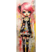 Load image into Gallery viewer, AB Diamond Painting - Full Round - Watercolor girl character (30*80CM)