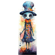 Load image into Gallery viewer, AB Diamond Painting - Full Round - Watercolor hat skull (30*90CM)