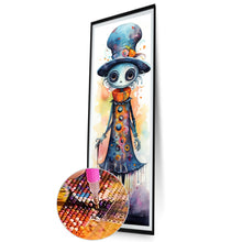 Load image into Gallery viewer, AB Diamond Painting - Full Round - Watercolor hat skull (30*90CM)