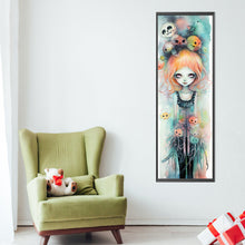Load image into Gallery viewer, AB Diamond Painting - Full Round - Watercolor girl character (30*90CM)