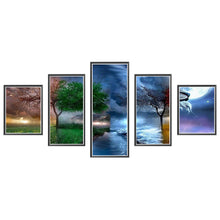 Load image into Gallery viewer, Diamond Painting - Full Round - Four seasons tree (90*45CM)
