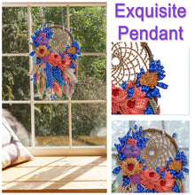 Load image into Gallery viewer, PET Special Shaped Indian Style 5D Diamond Painting Dream Catcher for Wall Decor