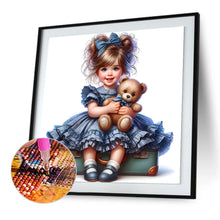 Load image into Gallery viewer, Diamond Painting - Full Round - Cute girl (30*30CM)