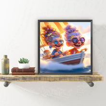 Load image into Gallery viewer, Diamond Painting - Full Round - Cute old lady (30*30CM)