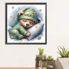 Load image into Gallery viewer, Diamond Painting - Full Round - Cartoon bear (30*30CM)