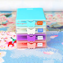 Load image into Gallery viewer, Butterfly Diamond Painting Tray Kit Diamond Storage Tray with Lid for Art Crafts