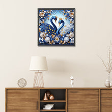 Load image into Gallery viewer, Diamond Painting - Partial Special Shaped - Jewelry swan (30*30CM)