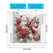 Load image into Gallery viewer, Diamond Painting - Partial Special Shaped - Cardinal (30*30CM)