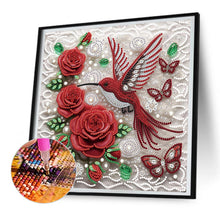 Load image into Gallery viewer, Diamond Painting - Partial Special Shaped - Cardinal (30*30CM)