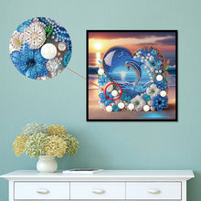 Load image into Gallery viewer, Diamond Painting - Partial Special Shaped - Blue dolphin (30*30CM)