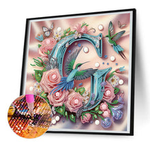 Load image into Gallery viewer, Diamond Painting - Partial Special Shaped - Letter G (30*30CM)