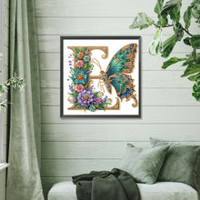 Load image into Gallery viewer, Diamond Painting - Partial Special Shaped - Letter E (30*30CM)
